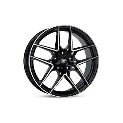 1000 MIGLIA MM1004 8x18 5x114.3 ET40 gloss black half spoke polished