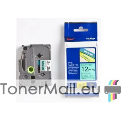 Brother Tape Black on Green Brother TZ-731