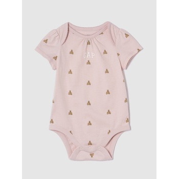 GAP Бебешко боди с логото на Gap GAP | Rozov | Момичешки | 74-80