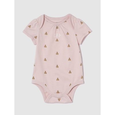 GAP Бебешко боди с логото на Gap GAP | Rozov | Момичешки | 74-80