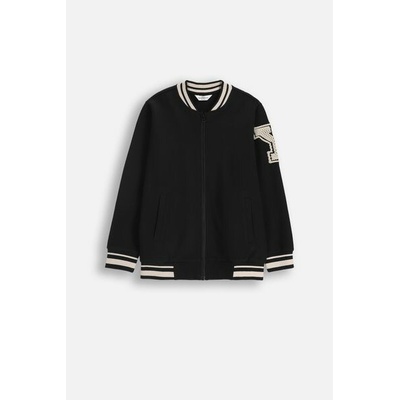 Coccodrillo chlapčenská bomber bunda na zips čierny