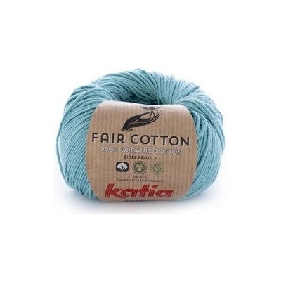 FAIR COTTON Katia Farby FAIR COTTON: 16 tyrkysová