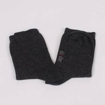 Image 1 of Меки детски къси чорапи в цвят антрацит