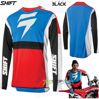 Shift 3Lack Label modro-červený