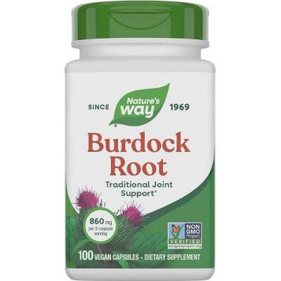 Nature's Way Burdock Root, 475 mg, 100 капсули, Nature's Way (11200)