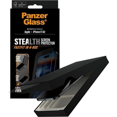 Panzer Стъклен протектор PanzerGlass - Stealth, iPhone 17 Air, прозрачен (5715685026607)