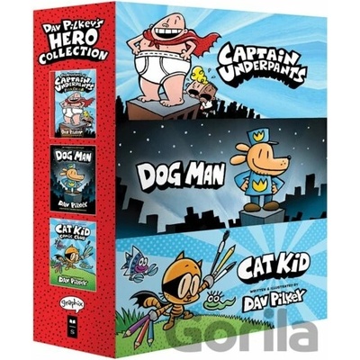 Dav Pilkey's Hero Collection Captain Underpants #1, Dog Man #1, Cat Kid Comic Club #1 Pilkey Dav