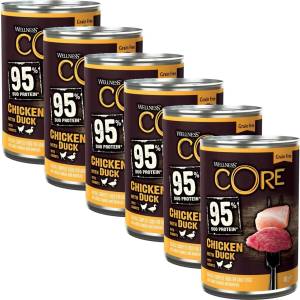 Wellness Core Dog 95% пиле и патица 6 x 400 г