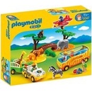 Playmobil 5047 case s animals of the savanna guards and tourists