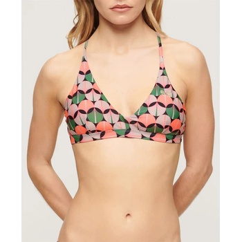 Superdry Cross BackTriangle bikini top - Multicolor (Orange Geo)