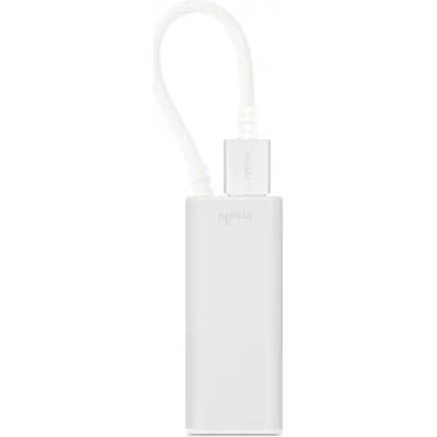 Moshi Адаптер USB 3.0 за компютри без Ethernet порт - Moshi USB 3.0 to Gigabit Ethernet Adapter (99MO023209)