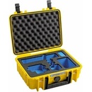 B&W Outdoor Case Type 1000 yellow, foam 1000/Y/SI