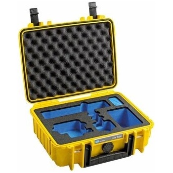 B&W Outdoor Case Type 1000 yellow, foam 1000/Y/SI