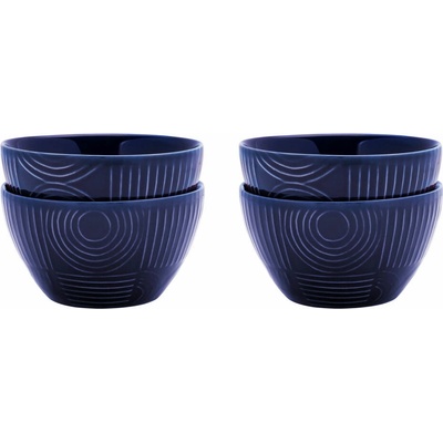 Maxwell & Williams Arc 4-dielna súprava misiek keramika indigovo modrá 12 cm DR0456