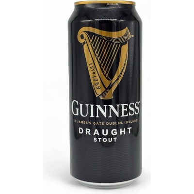 Guinness Draught tmavé nefiltrované 4,2% 0,44 l (plech)