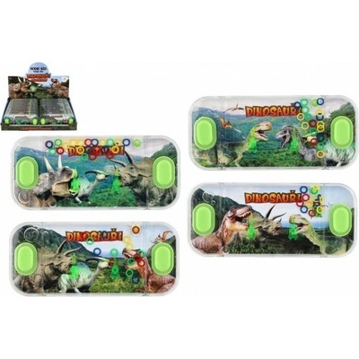 Teddies Vodná hra hlavolam 15,5x7cm plast dinosaurus 4 druhy