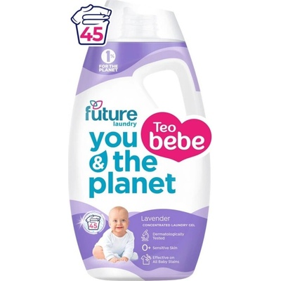 Teo Концентриран гел за пране Future baby - Lavender, 1.8 l, 45 пранета (3/74442)