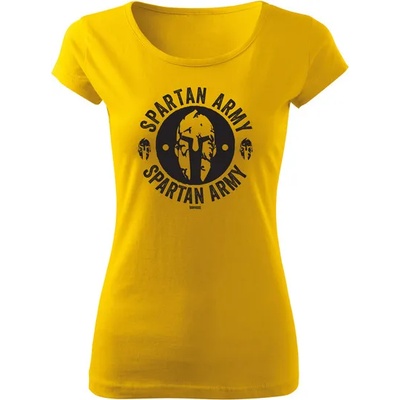 DRAGOWA дамска тениска с къс ръкав, Архелай, жълта, 150г/м2 (8317)