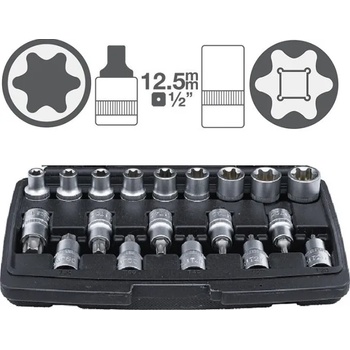 Image 1 of BGS technic Комплект torx и Е-вложки на база 1/2" ; bgs 95100