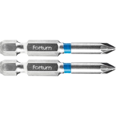 Fortum кръстат накрайник Pozidriv, комплект от 2, PZ 1 x 50 мм, S2 4741311 (4741311)