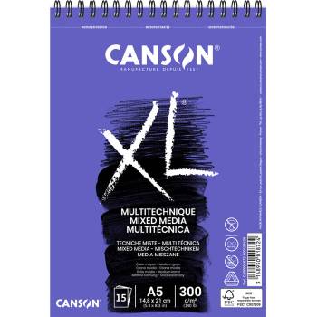 Canson Skicár XL Mix Media 300g m2 15 hárkov A5