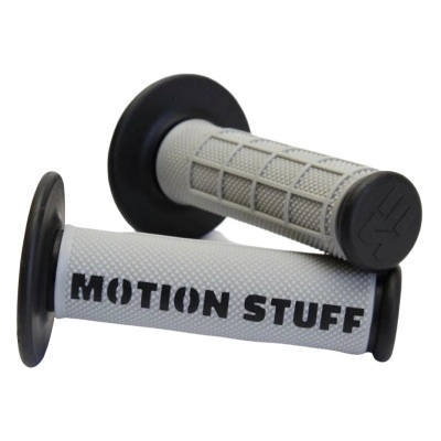 MOTION STUFF Motokrosové rukoväte - supersoft Sivo/čierne