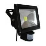  Led прожектор, 10w, pir датчик за движение, сензор, външен монтаж