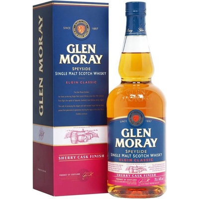 Glen Moray Elgin Classic Sherry Cask Finish 40% 0,7 l (kartón)