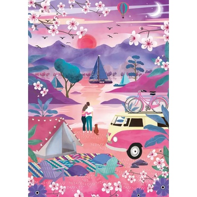 Pieces & Peace - Puzzle Escapade Printanière - 500 piese