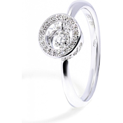 Blink-Blink Elegantný diamantový prsteň 1660BDA