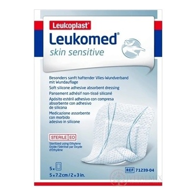 Leukoplast Leukomed Skin Sensitive 5 x 7,2 cm 5 ks