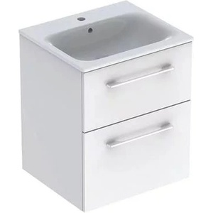 Geberit Комплект стенен шкаф с мивка Geberit Selnova с 2 чекмеджета, бял, 55 см (501.232.00.1)