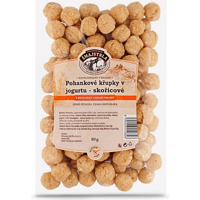 Šmajstrla Pohankové křupky v jogurtu skořicové 80 g
