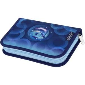 Herlitz Ученически несесер с 31 части, 2 крила, Dolphin Ride - Herlitz