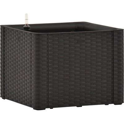 STEFANPLAST Samozavlažovací truhlík NATURAL DELUXE 43x43x33cm antracit