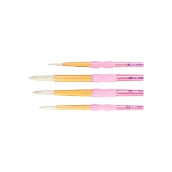 Image 1 of Четки за рисуване Pink 4 броя