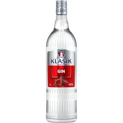 Gin Klasik 40% 1 l (čistá fľaša)