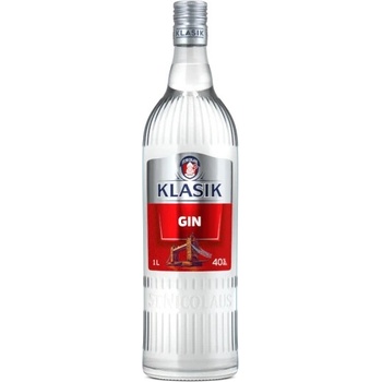 Gin Klasik 40% 1 l (čistá fľaša)