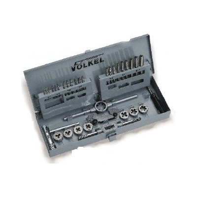 VÖLKEL Sada závitníků a oček M3-12,HSS-G (49501)-VÖLKEL