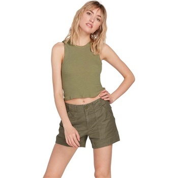 Volcom kraťasy Army Whaler Short Army green combo