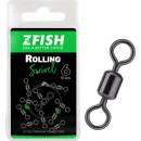 Zfish Obratlík Rolling Swivel Veľkosť 10 10ks 22kg