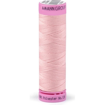 Polyesterové nitě návin 100 m Aspo Amann, střední, 5096 Veiled Rose