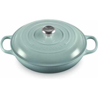 Le Creuset Kastról SIGNATURE 30 cm, 3,5 l, SEA SALT, liatina