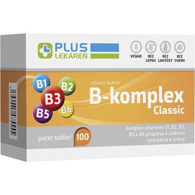 Plus Lékáreň B-komplex Classic 100 tabliet
