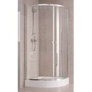 KOLO First štvrťkruhový sprchovací kút 90 cm, posuvné dvere, satinované sklo ZKPG90214003