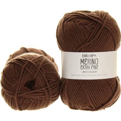 Drops Merino Extra Fine 49 čokoládová