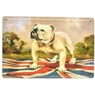 Ceduľa Uk Dog Vintage style 30cm x 20cm Plechová tabuľa