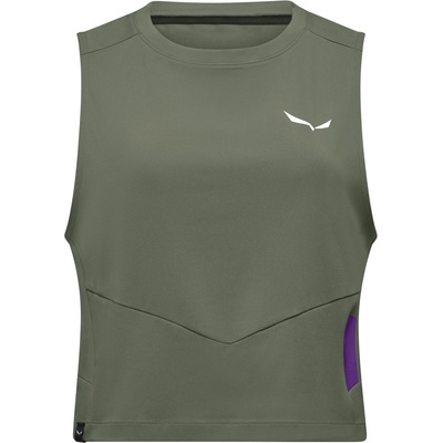 Salewa Дамски потник с широка презрамка Salewa Women's Pedroc Dry Light Tank Tank top - Faded Green - размер 38 (EU) (916-6642-0114)