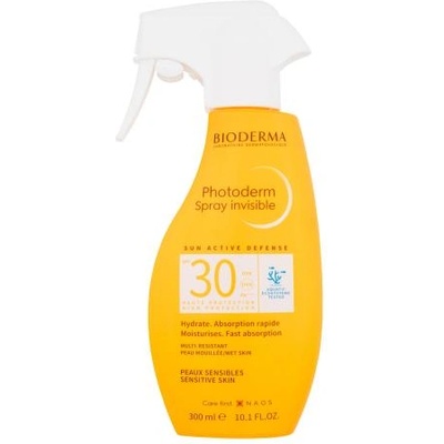 BIODERMA Photoderm Spray Invisible SPF30 водоустойчив хидратиращ слънцезащитен спрей 300 ml
