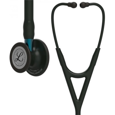 Littmann Cardiology IV Black-Finish, Stetoskop kardiologický, čierny/tyrkys 6201